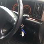 LPG switch inside Nissan Elgrand E51